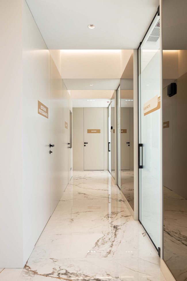 corredor de acesso clinico